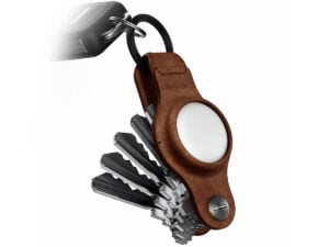 KeySmart Air Compact Genuine Leather Key Holder-KS 040-BRN-LEA