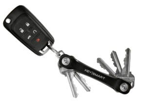KeySmart Flex Compact Keyholder Black Clam-KS 050-BLK